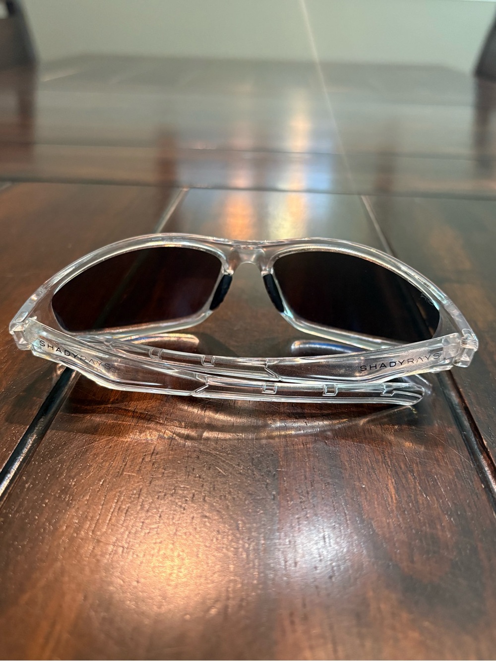 Shady Rays blue mirrored sunglasses with clear frame - Picture 7 of 8
